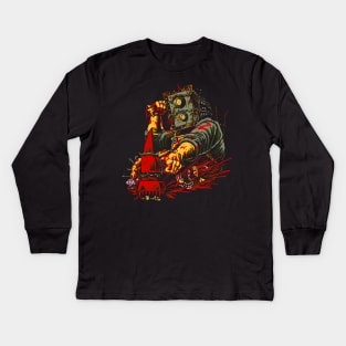 The Keeper - Boxhead II Kids Long Sleeve T-Shirt